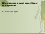 Caring for General Practitioners and their Families 025